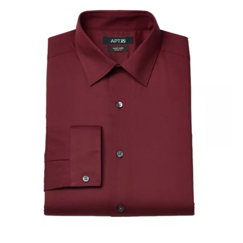 Men's Apt. 9® Slim-Fit Easy-Care Dress Shirt